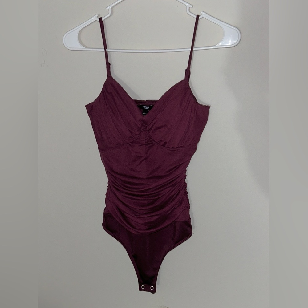 Burgundy EXPRESS Bodysuit